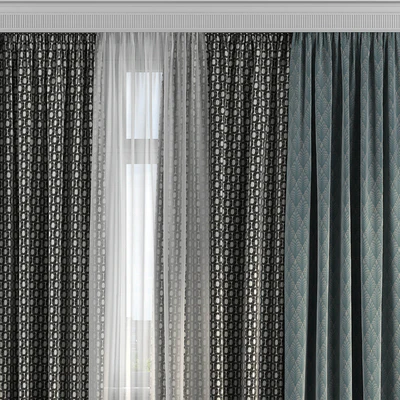 Curtains with window 286 — Ver 2