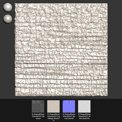 Абстрактное гипсовое панно (Plaster painting) — Вид 3