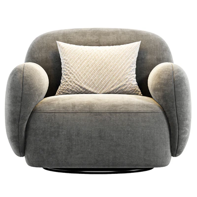 Giddings Swivel Chair Knoll Camel By Highfashionhome — Ver 3