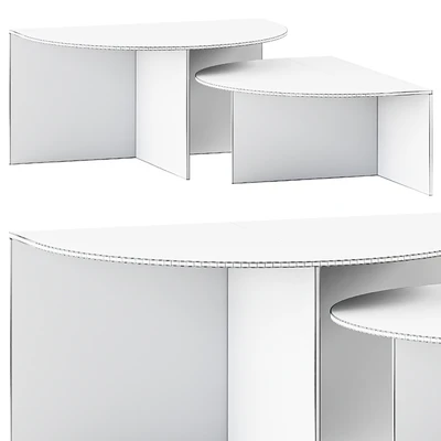 Botero Glass coffee table by NICOLINE — Ver 2