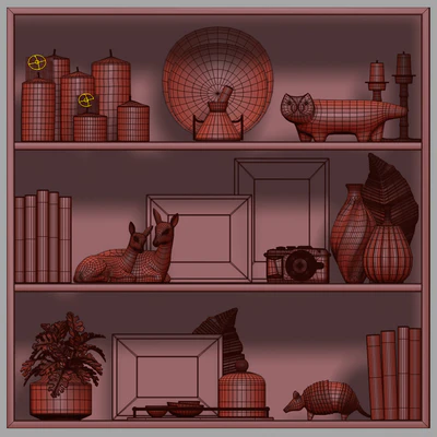 Bookshelf decor 2 — Вид 2