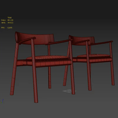 ELIPSA SOFT chair Black Oak by TAMO — Ver 2