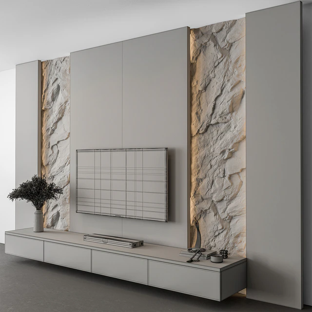TV Wall Cliff and Wood - Set 98 — Descargar