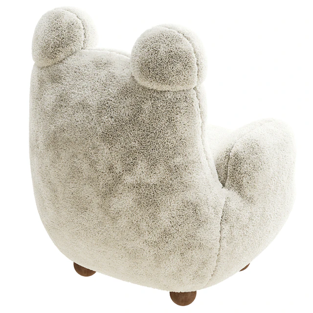 Papa bear armchair fur — Descargar