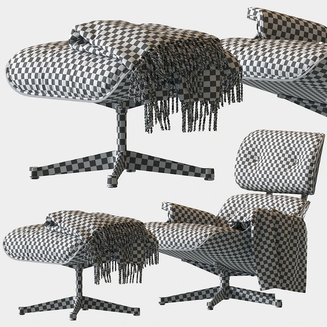 Кресло Eames Lounge Chair — Скачать