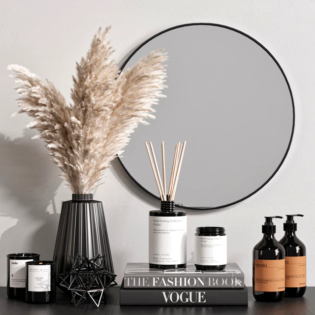 Decorative set with dried flowers 07 — Descargar