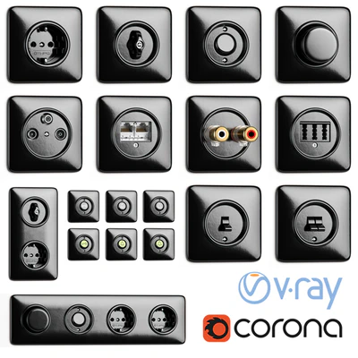 Switches and sockets THPG Bakelite — Ver 1