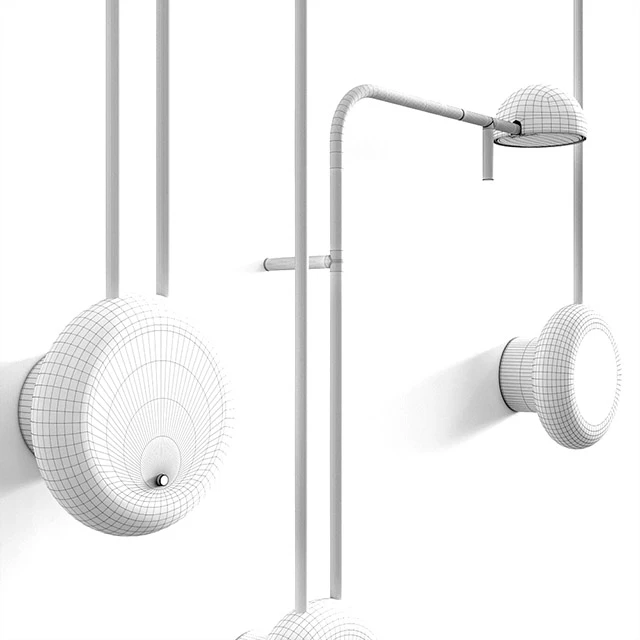 Vibia Pin (wall set) — Скачать