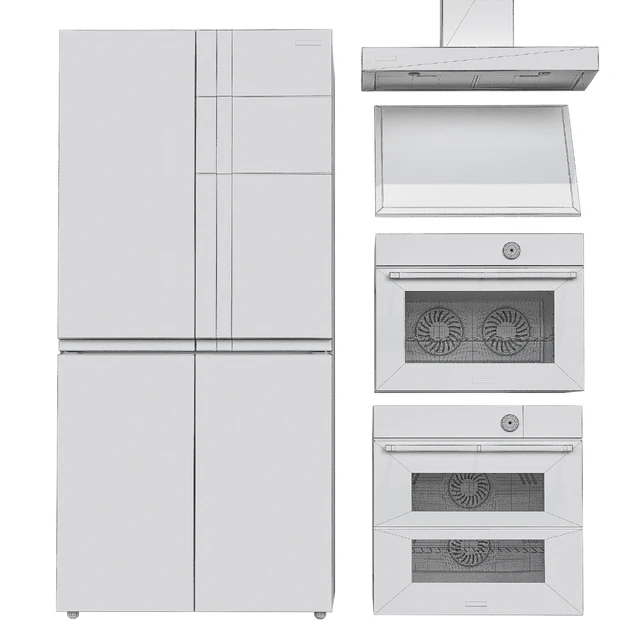 Samsung kitchen appliances set — Descargar