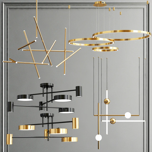 Collection of new minimalist chandelier 2 — Скачать