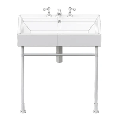 Duravit VERO AIR Console washbasin — Ver 2