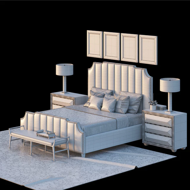 bernhardt & restoration hardware | bed set — Скачать