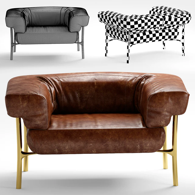 Ghidini 1961 katana armchair by Paolo Rizzatto — Скачать
