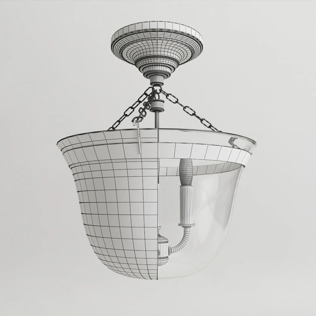 Люстра POTTERY BARN HUNDI FLUSHMOUNT — Скачать