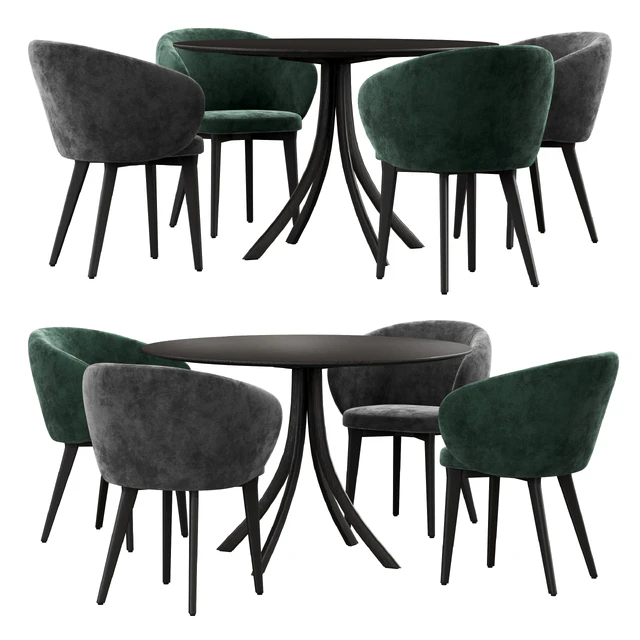 Expormim Falcata dining set — Скачать