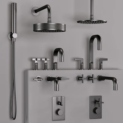 Gessi bathroom inciso faucet set 1 — Ver 2