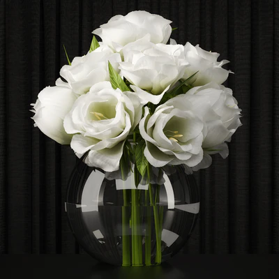 Lisianthus centerpiece — Ver 1