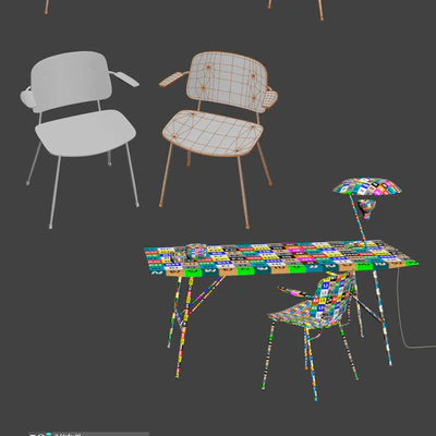 Set Soborg armchair table — Вид 2