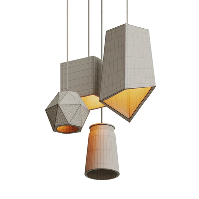 Modern Cement Lights — Ver 2