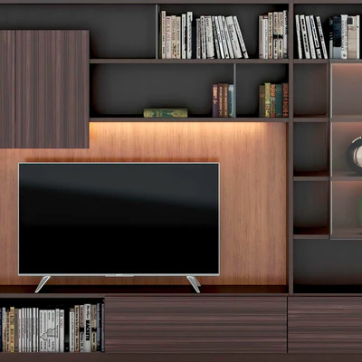 TV zone Molteni 505 wall system — Ver 2