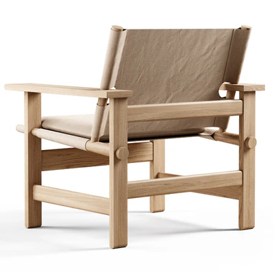Fredericia - The Canvas Chair By Børge Mogensen — Ver 2