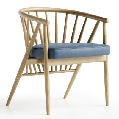 Jenny Contemporary Upholstered Armchair — Вид 1