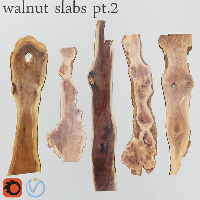 Walnut table slabs | Столы слэбы из ореха — Скачать