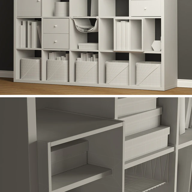 Kallax  rack. — Descargar