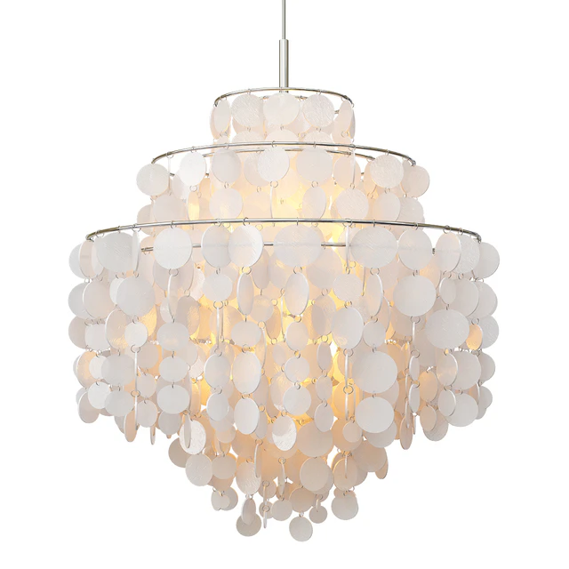 Round Capiz Chandelier 2 — Скачать