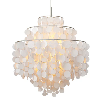 Round Capiz Chandelier 2 — Скачать