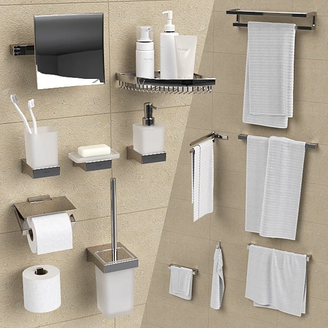 Bathroom accessories Grohe Selection Cube. — Descargar