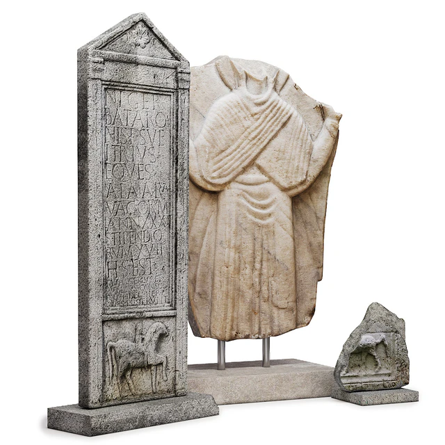 Roman tombstones and marble relief — Descargar
