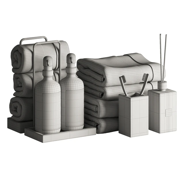 Urban bathroom set 001 — Скачать