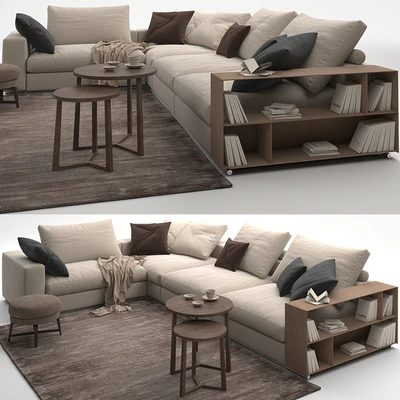 Sofa Flexform Groundpiece — Вид 1