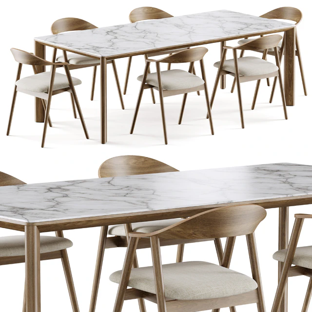 Dining set 4 by CoshLiving Kett — Descargar