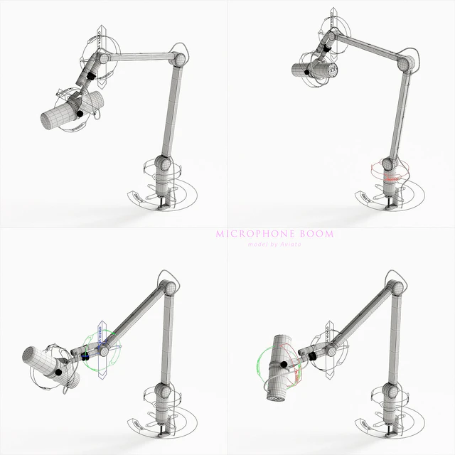 Microphone Shure & boom arm Blue — Скачать