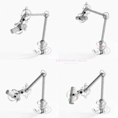 Microphone Shure & boom arm Blue — Вид 2