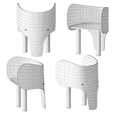 Elephant Chair & Table by EO — Ver 2
