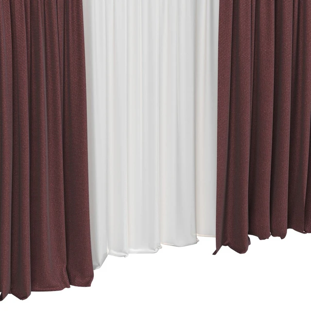 Curtains with tulle — Descargar
