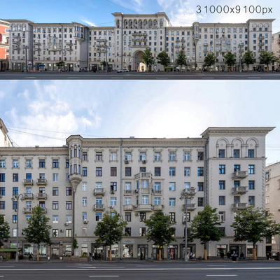 Panorama from Tverskaya street — download