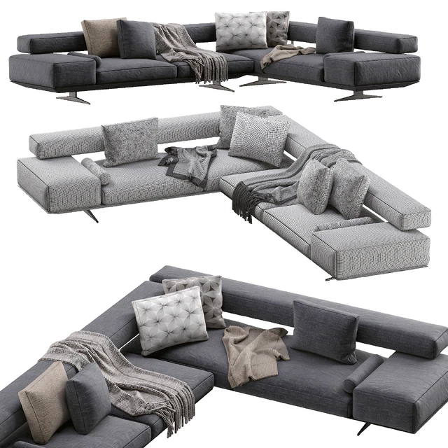 Sofa Wing By Flexform — Скачать