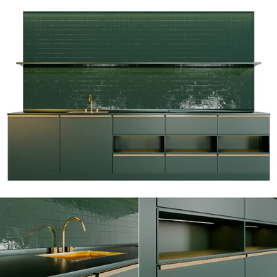 Green kitchen — Вид 1
