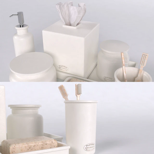 Restoration Hardware Flatiron Union Stoneware Bath Accessories — Скачать