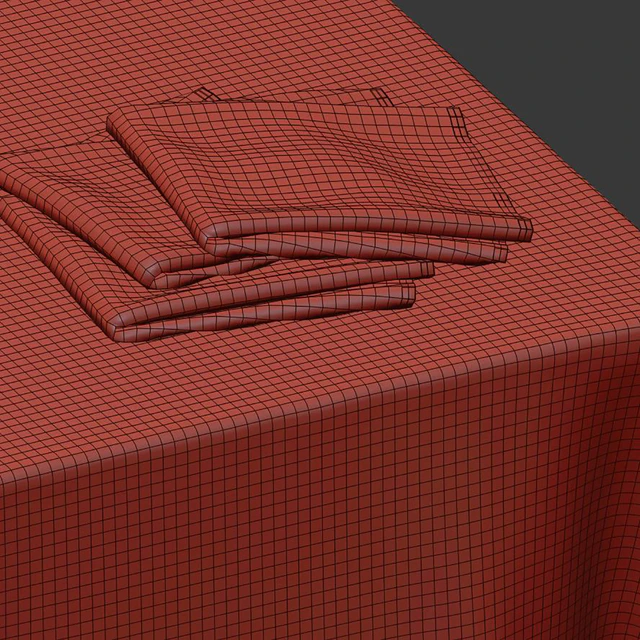 Tablecloth on a rectangular table 75 — Descargar