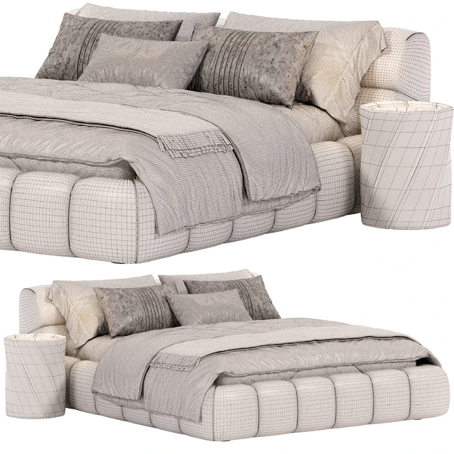 TUFTY BED by B&B Italia — Descargar
