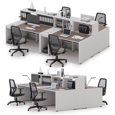 Office workspace LAS LOGIC (v5) — Вид 1