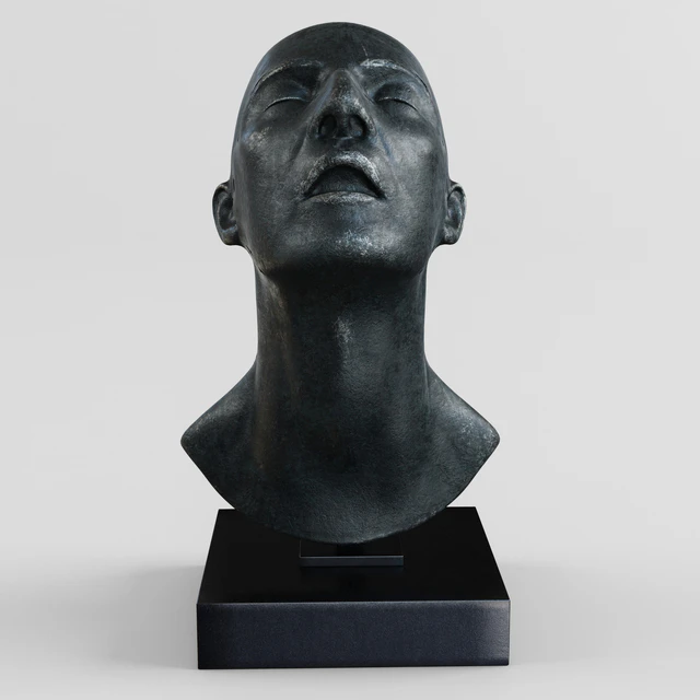 Lotta Blokker head sculpture — Скачать