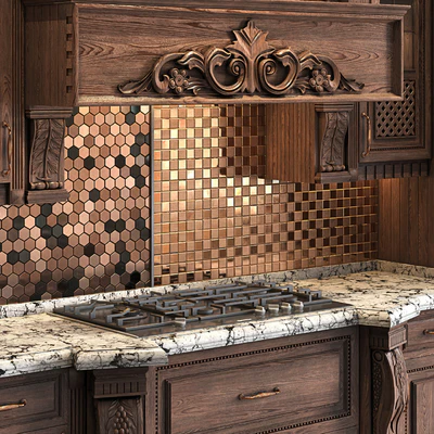 Classic wooden luxury Kitchen Deluxe 2 — Вид 2