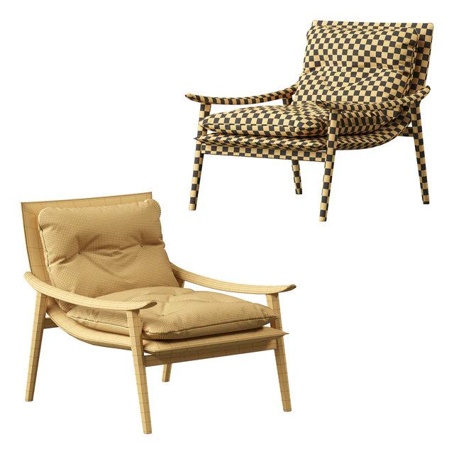 Minotti Fynn Saddle Hide  Armchair — Скачать