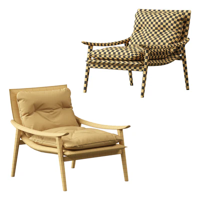 Minotti Fynn Saddle Hide  Armchair — Вид 2